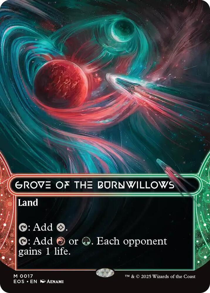 Grove of the Burnwillows  17/45 (Edge of Eternities: Stellar Sights)  - Borderless