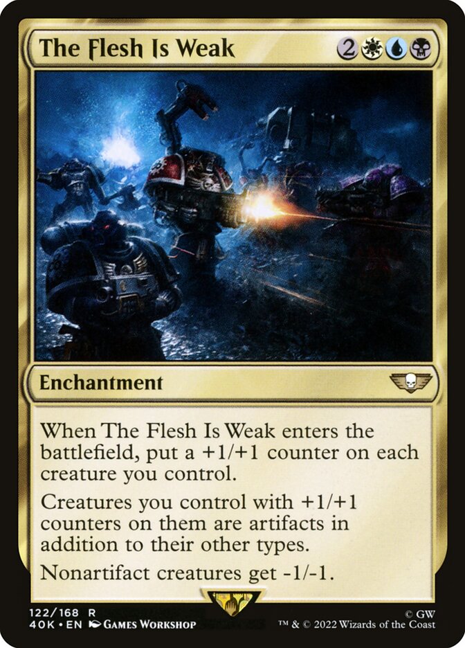 The Flesh Is Weak (Universes Beyond: Warhammer 40,000) 