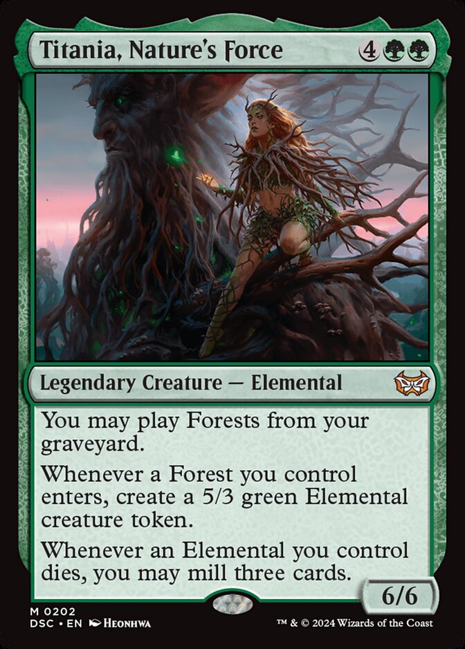 Titania, Nature's Force (Commander: Duskmourn: House of Horror) 