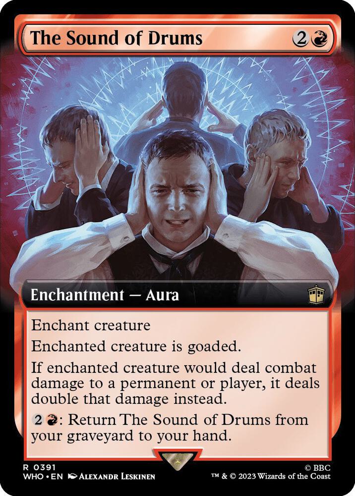 The Sound of Drums Extended Art (Universes Beyond: Doctor Who) 