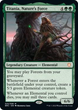 Titania Natures Force (Commander: The Brothers' War) 