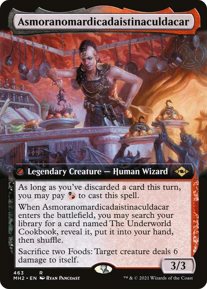 Asmoranomardicadaistinaculdacar Extended Art 463/303 (Modern Horizons 2)  - Foil
