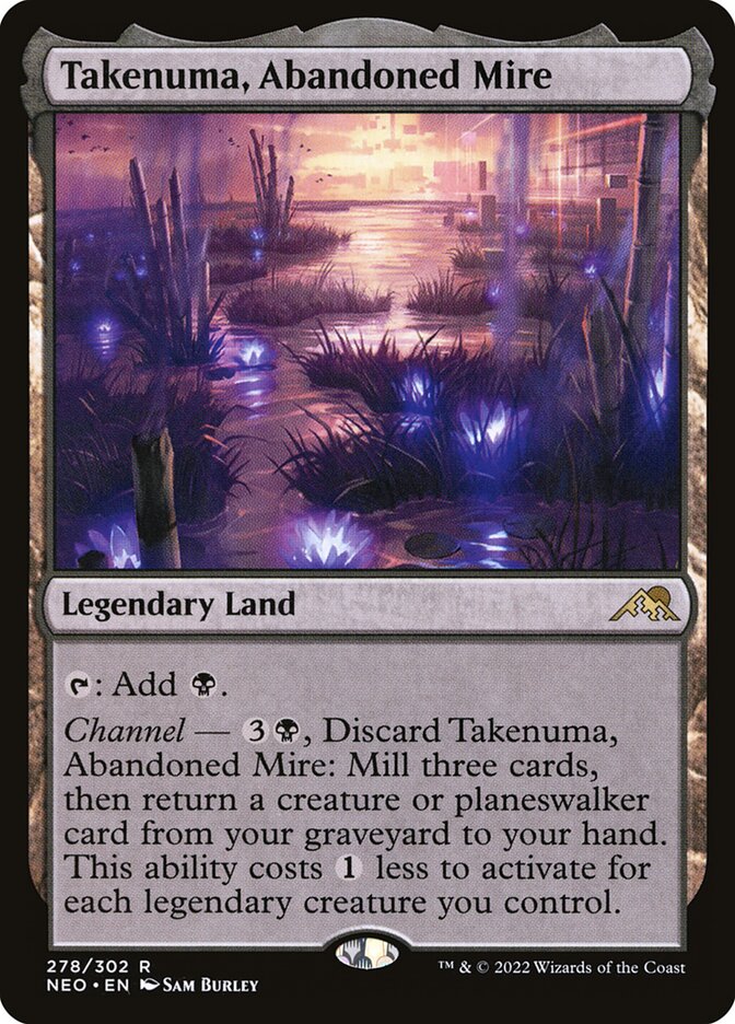 Takenuma Abandoned Mire 278 (Kamigawa: Neon Dynasty) 