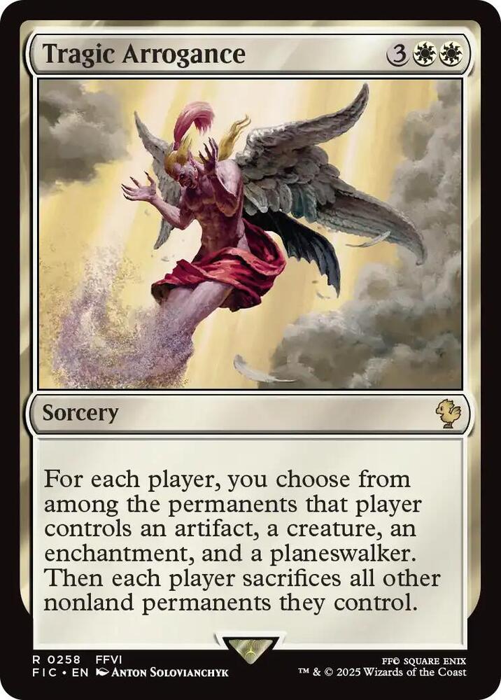 Tragic Arrogance Surge Foil (Commander: FINAL FANTASY)  - undefined