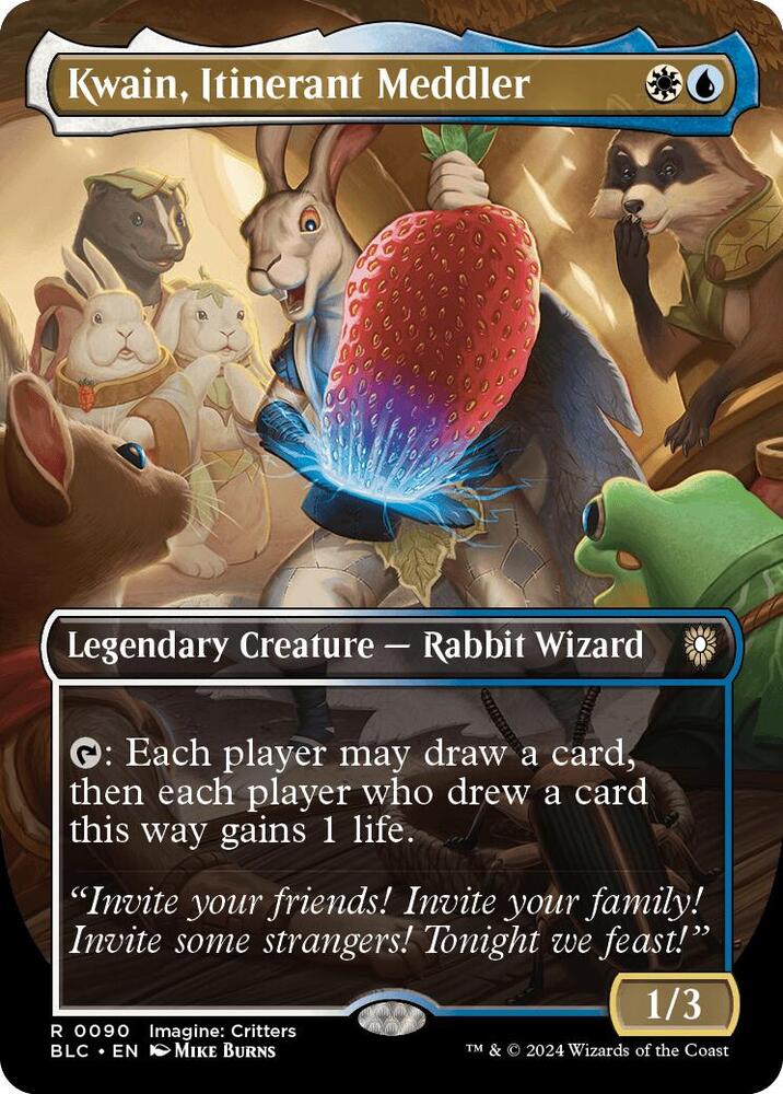 Kwain, Itinerant Meddler 90 (Commander: Bloomburrow) 