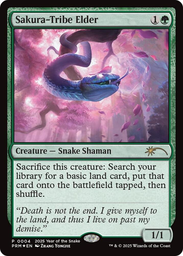 Sakura Tribe Elder Year of the Snake 2025 (Standard Showdown Promos)  - undefined