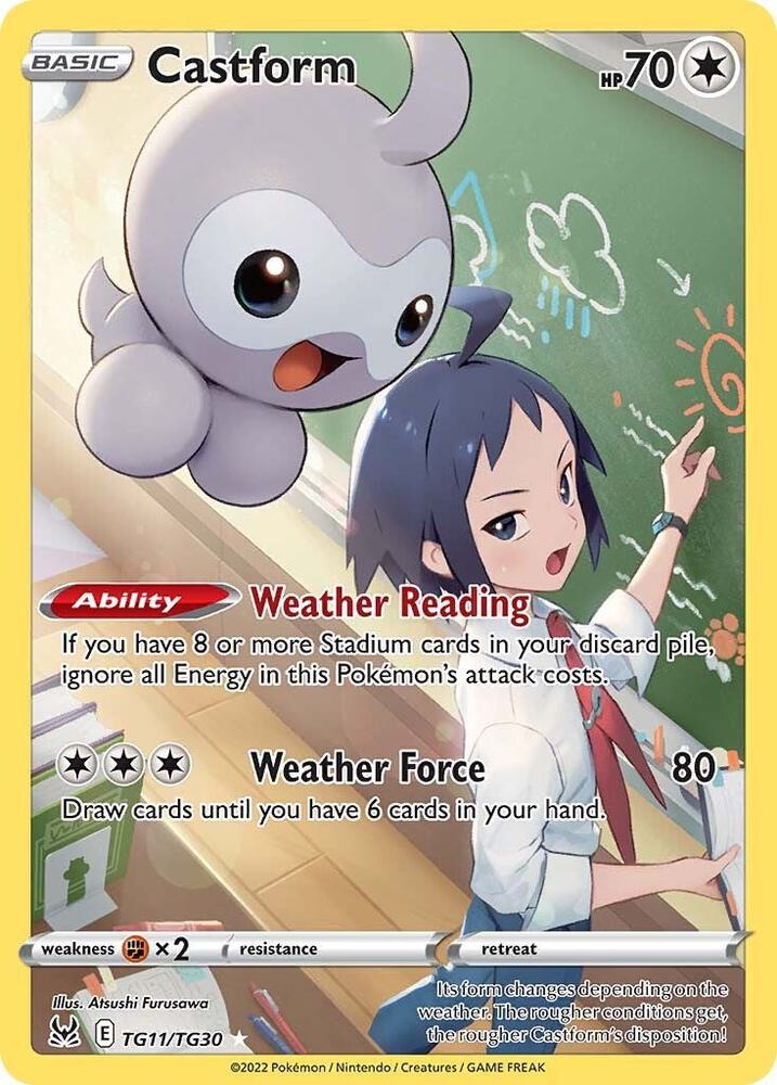 Castform (SWSH11: Lost Origin Trainer Gallery)  - Holofoil