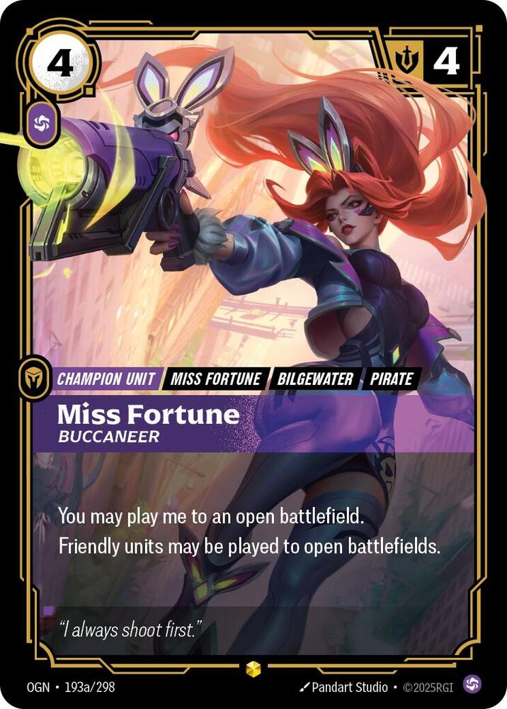Miss Fortune Buccaneer Alternate Art (Origins)  - Foil