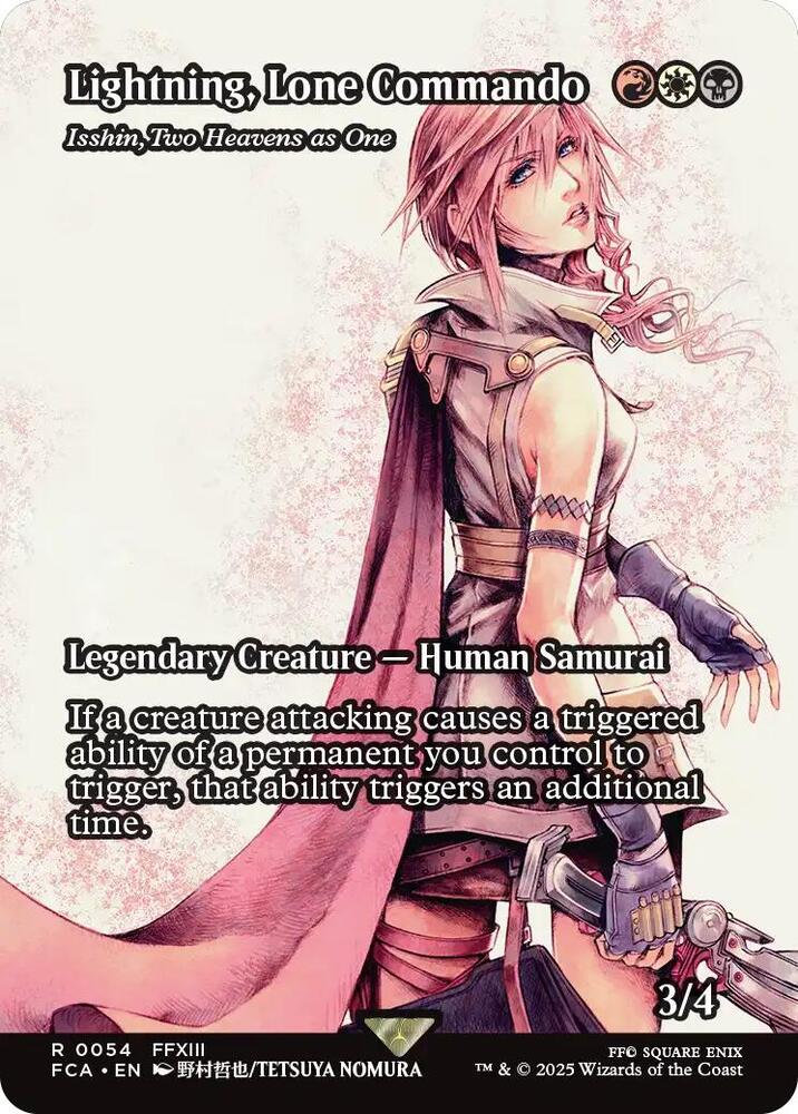 Lightning, Lone Commando - Isshin, Two Heavens as One 54/64 (FINAL FANTASY: Through the Ages)  - Showcase