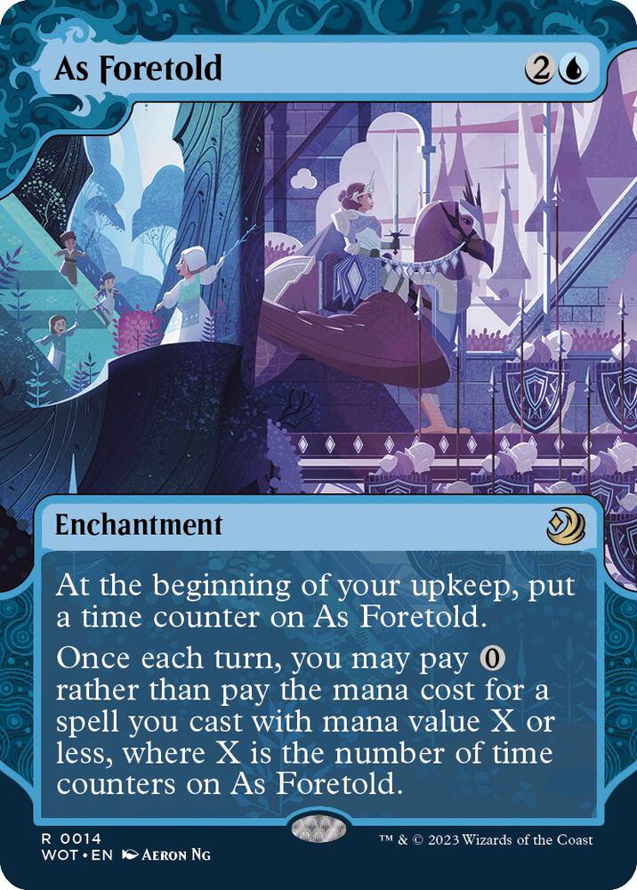 As Foretold 14 (Wilds of Eldraine: Enchanting Tales)  - Showcase Foil