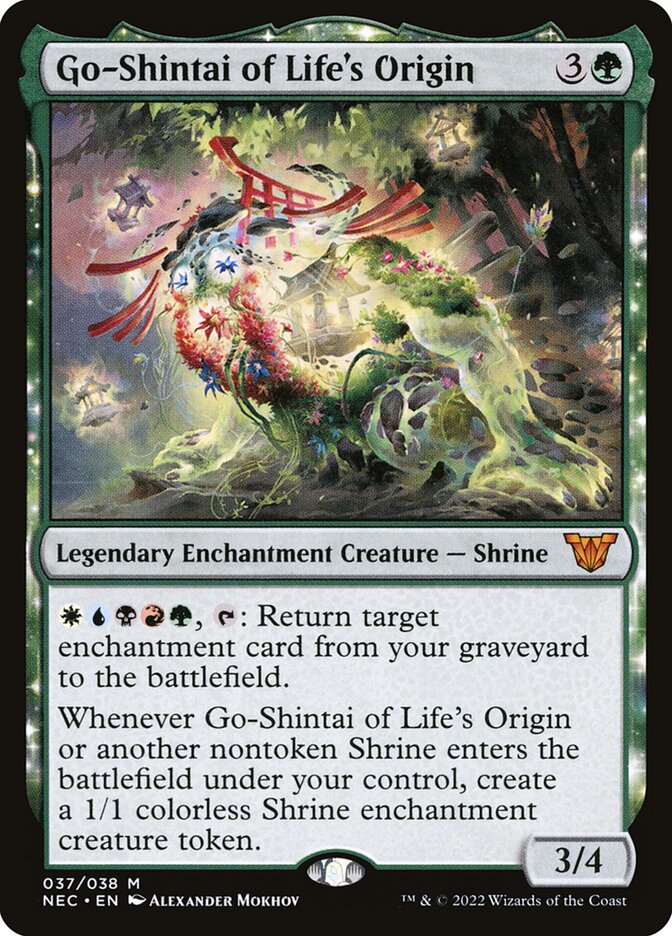 Go-Shintai of Life's Origin 37 (Commander: Kamigawa: Neon Dynasty) 