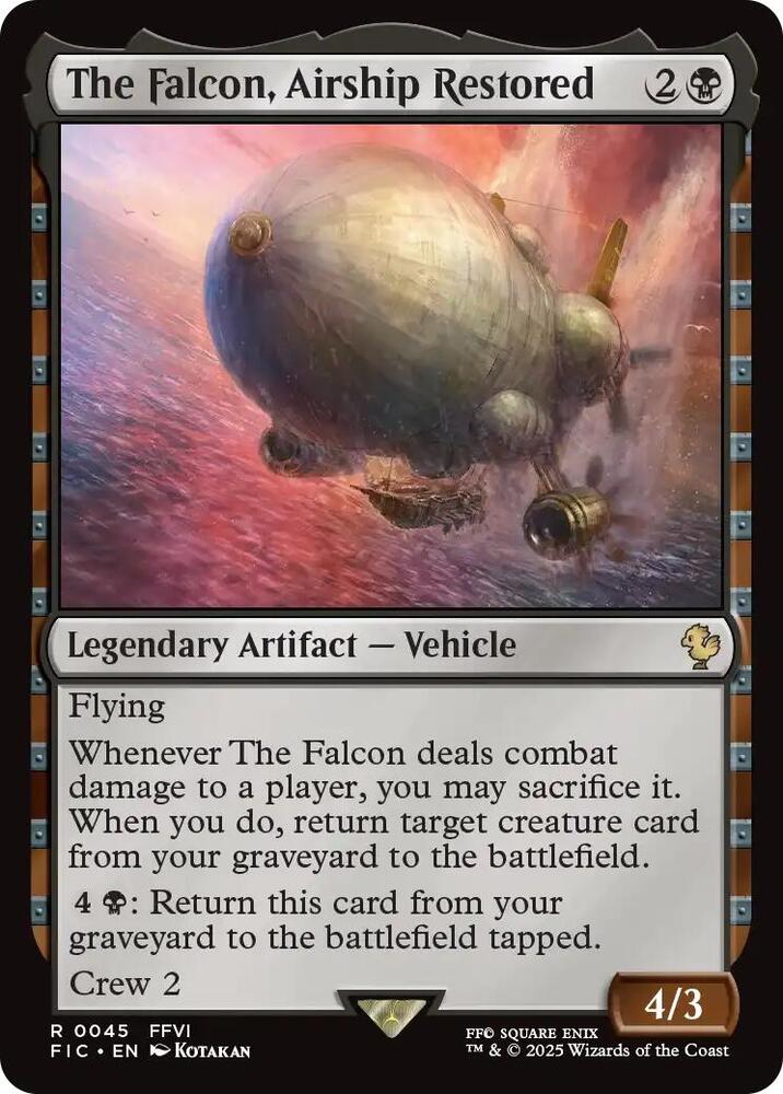 The Falcon Airship Restored Surge Foil (Commander: FINAL FANTASY)  - undefined