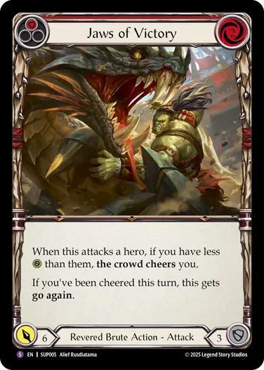 Jaws of Victory (Super Slam)  - Rainbow Foil