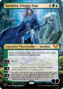 Kasmina Enigma Sage Borderless (Strixhaven: School of Mages) 