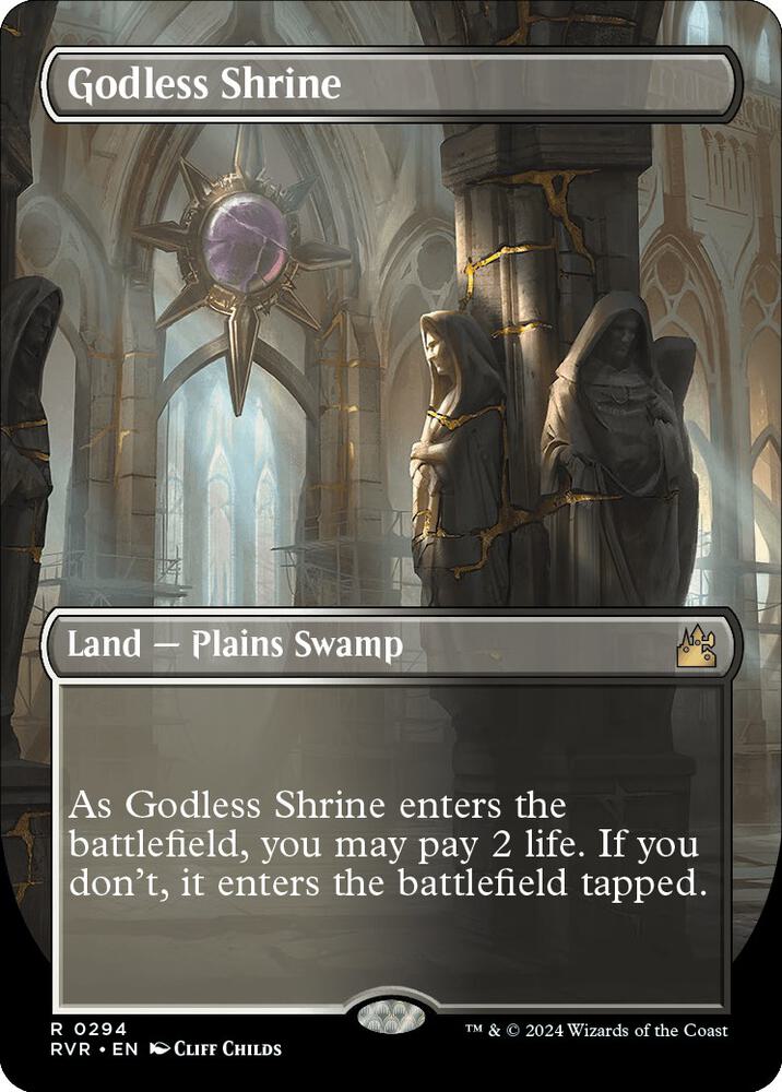 Godless Shrine Borderless 294 (Ravnica Remastered) 