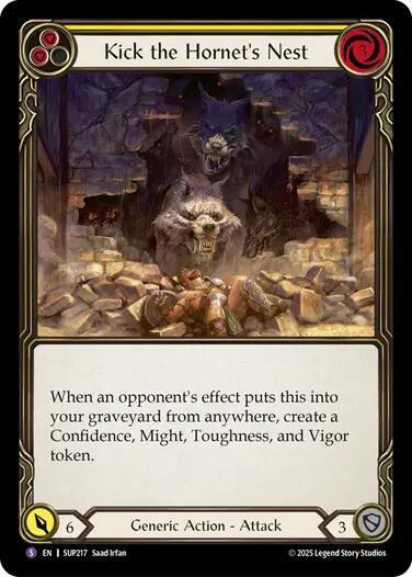 Kick the Hornets Nest (Super Slam)  - Rainbow Foil