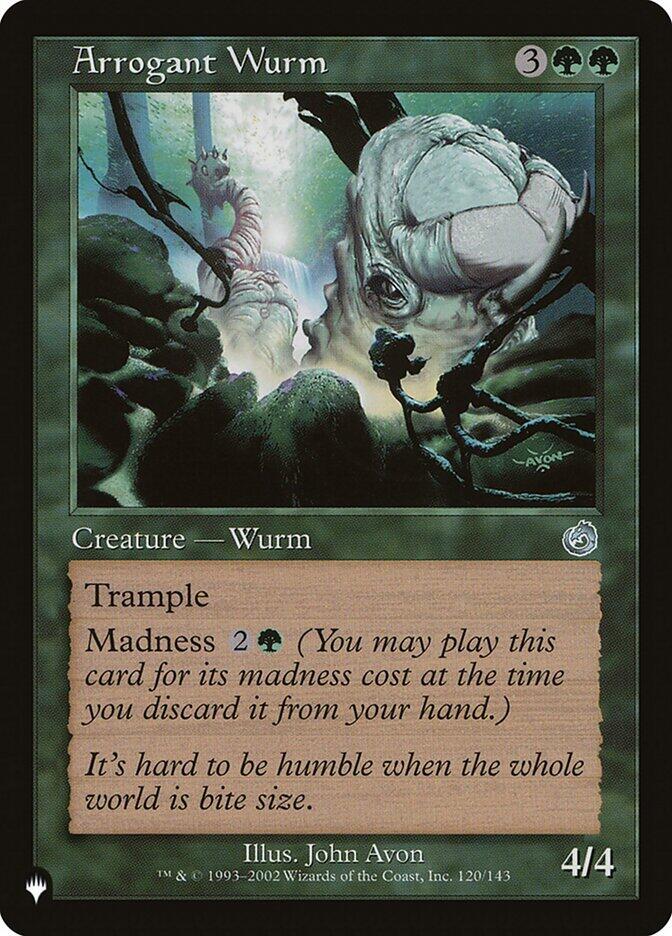 Arrogant Wurm TOR-120/5075 (The List Reprints) 