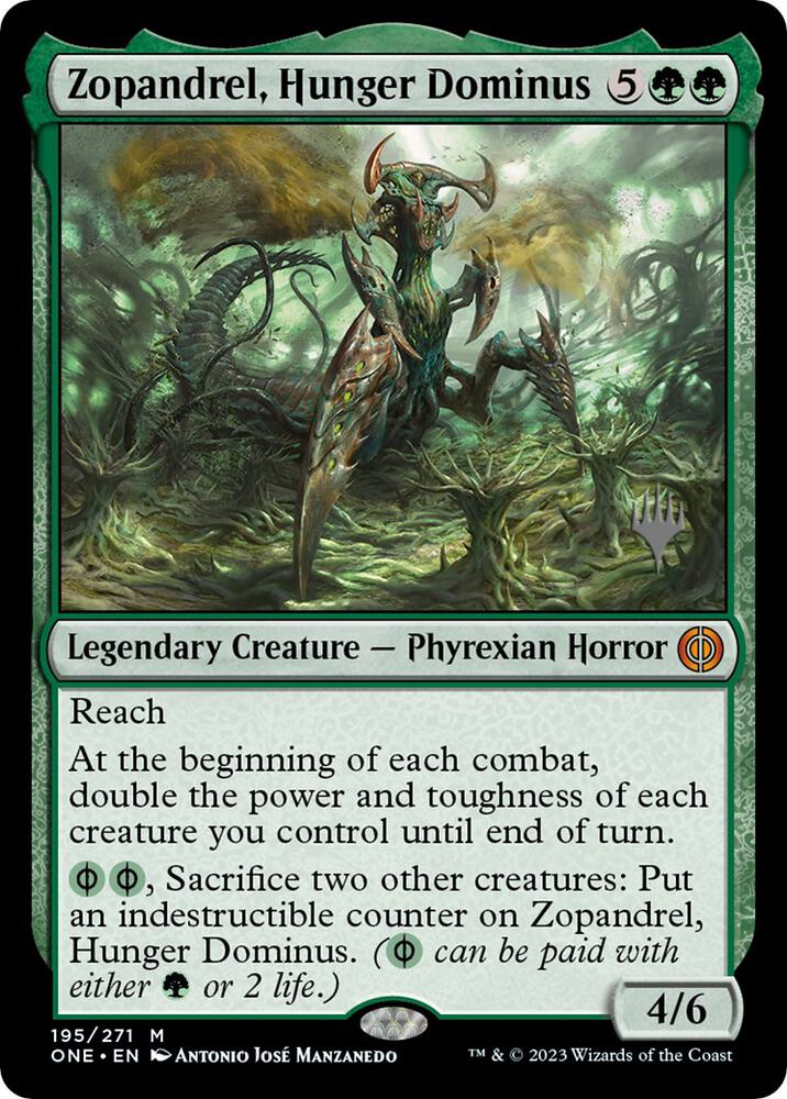Zopandrel Hunger Dominus (Promo Pack: Phyrexia: All Will Be One) 