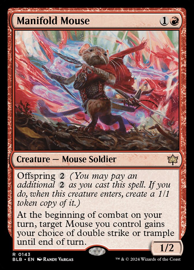 Manifold Mouse (Bloomburrow) 