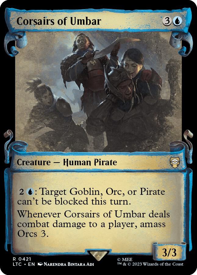 Corsairs of Umbar Showcase Scrolls 421 (Commander: The Lord of the Rings: Tales of Middle-earth)  - Showcase Scroll