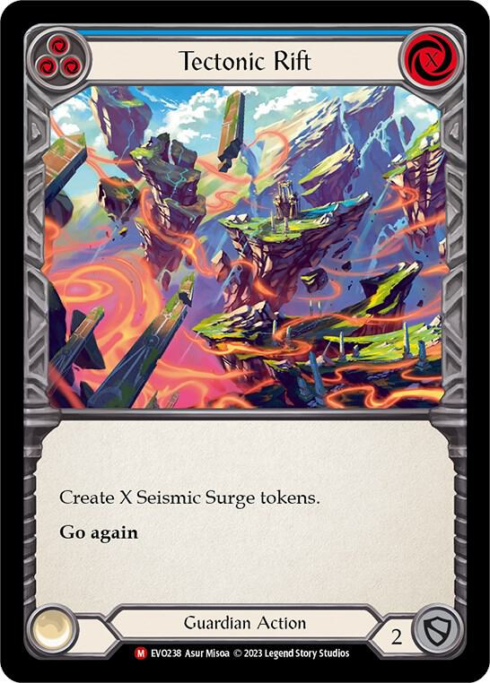Tectonic Rift (Bright Lights)  - Rainbow Foil