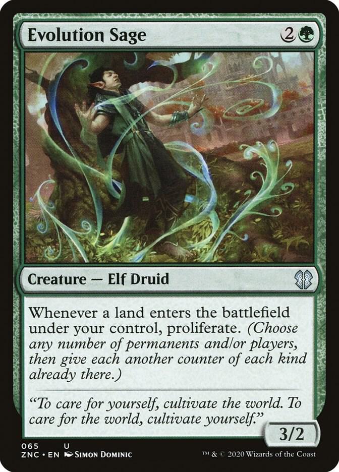 Evolution Sage 65/142 (Commander: Zendikar Rising) 