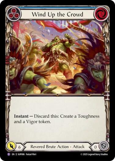 Wind Up the Crowd (Super Slam)  - Rainbow Foil