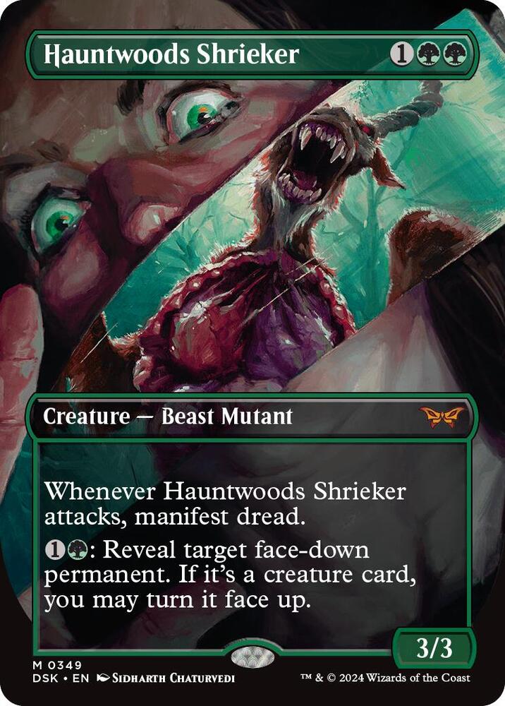 Hauntwoods Shrieker Borderless (Duskmourn: House of Horror)  - undefined