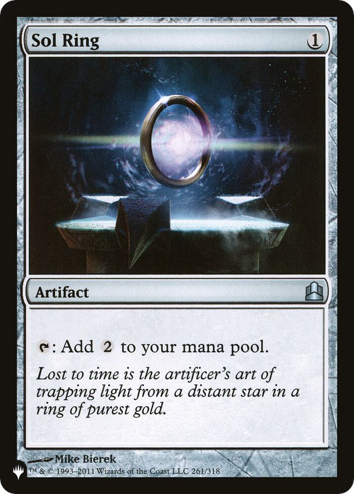 Sol Ring CMD 261 (The List Reprints) 