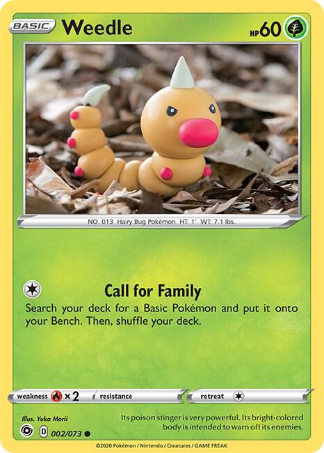 Weedle 02/73 (Champion's Path) 