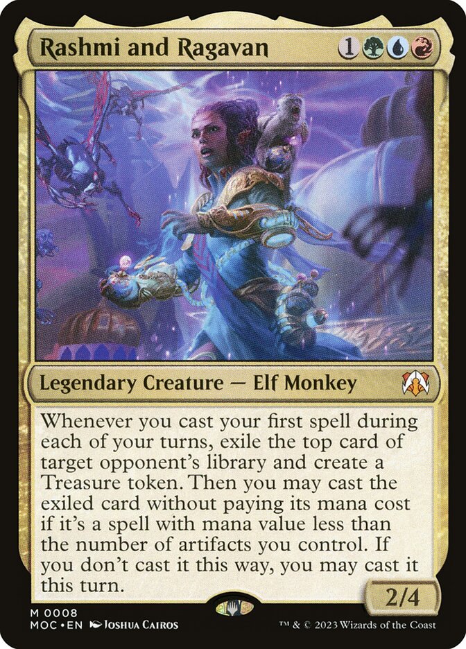 Rashmi and Ragavan (Commander: March of the Machine) 