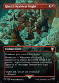Gimli's Reckless Might 494 (Commander: The Lord of the Rings: Tales of Middle-earth)  - Borderless Foil