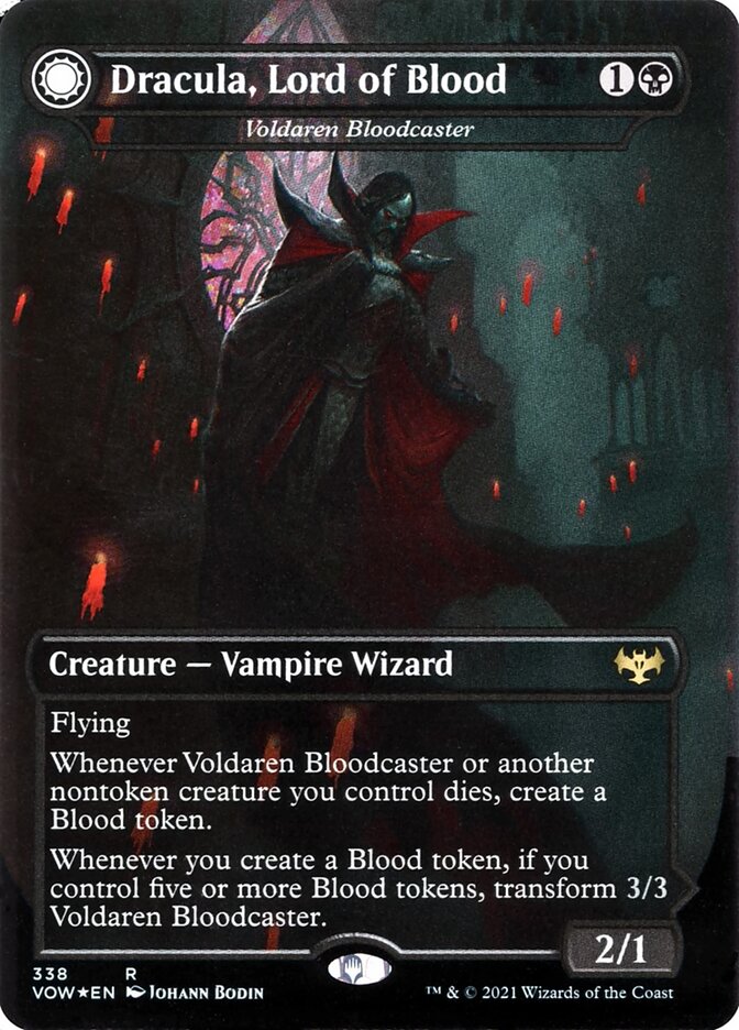 Voldaren Bloodcaster // Bloodbat Summoner 338 (Innistrad: Crimson Vow) 