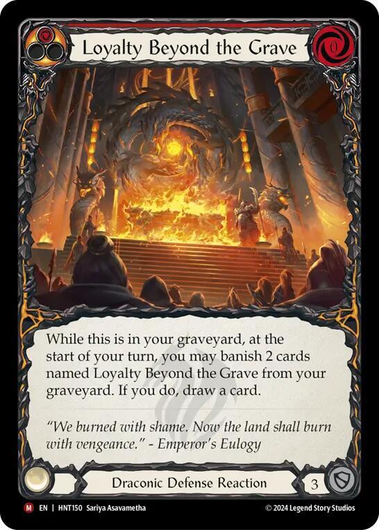 Loyalty Beyond the Grave (The Hunted)  - Rainbow Foil