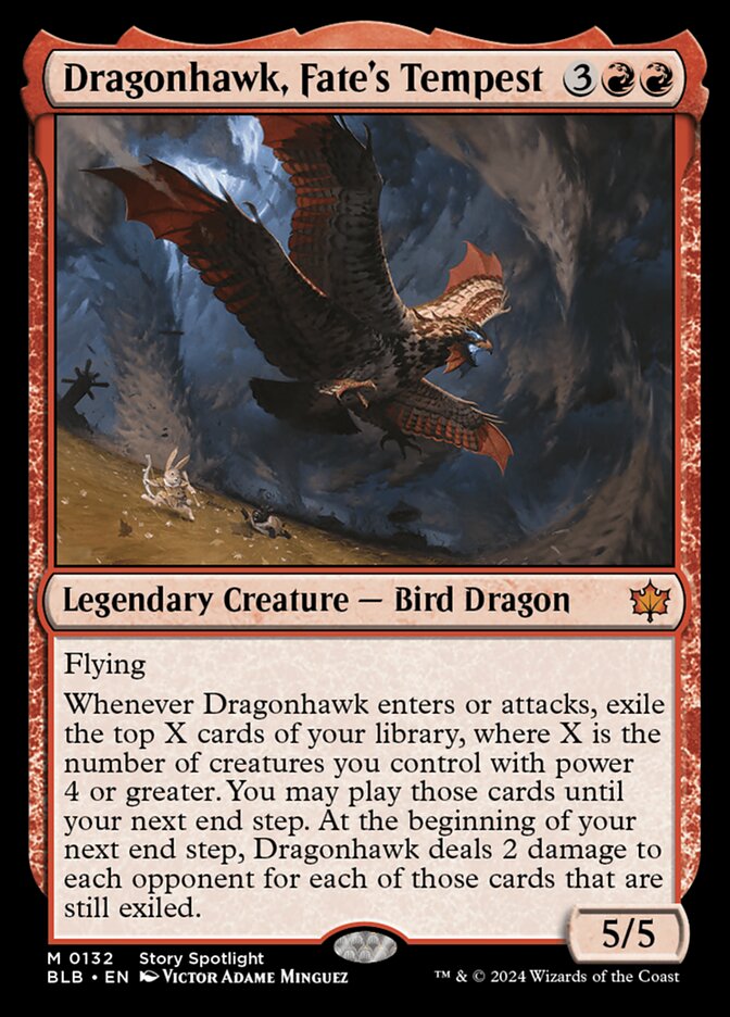 Dragonhawk, Fate's Tempest (Bloomburrow) 