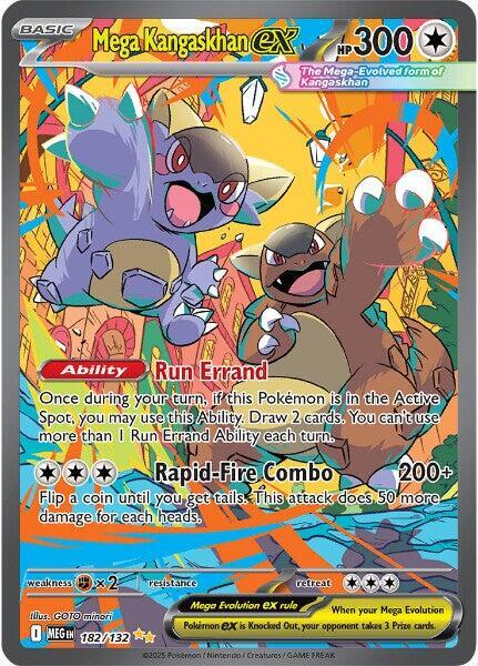 Mega Kangaskhan ex 182 132 (ME01: Mega Evolution)  - Holofoil