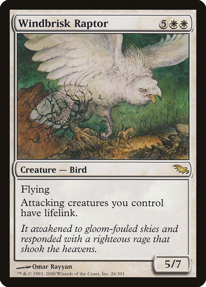 Windbrisk Raptor 26/301 (Shadowmoor) 