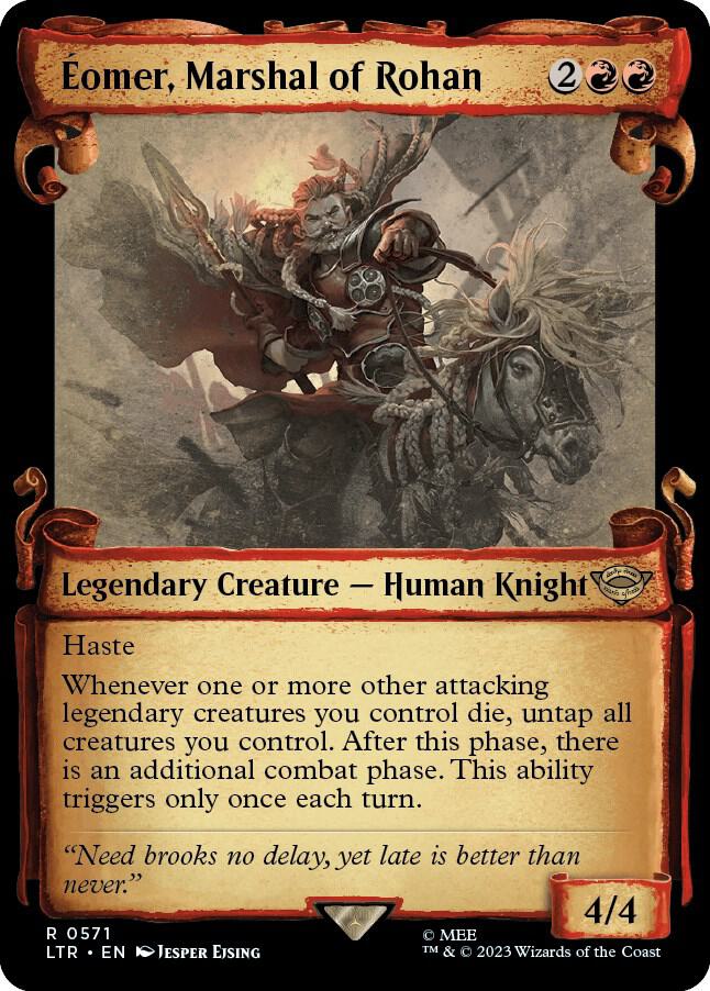 Éomer, Marshal of Rohan 571 (Universes Beyond: The Lord of the Rings: Tales of Middle-earth)  - Showcase Scroll