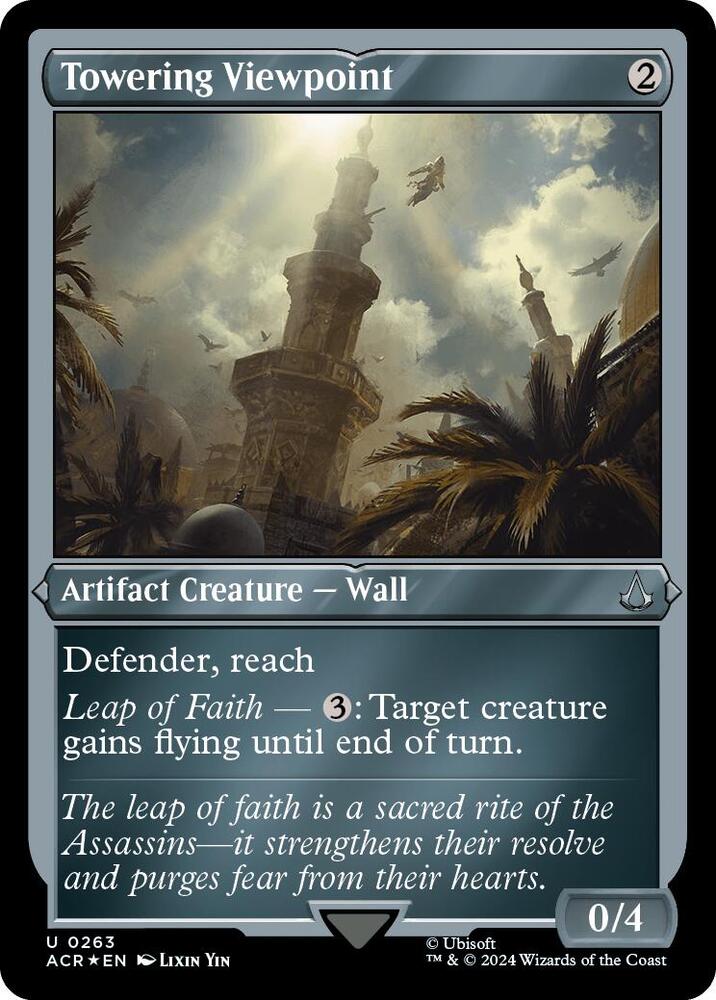 Towering Viewpoint 263 (Universes Beyond: Assassin's Creed)  - Etched Foil