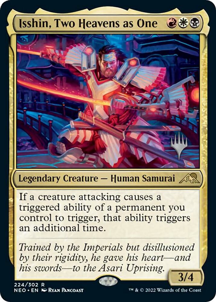 Isshin Two Heavens as One (Promo Pack: Kamigawa: Neon Dynasty) 