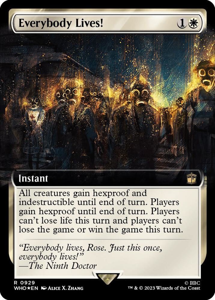 Everybody Lives Extended Art Surge Foil (Universes Beyond: Doctor Who)  - undefined