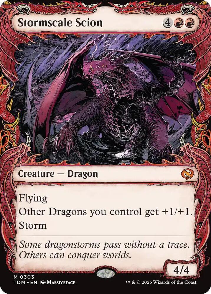 Stormscale Scion 303 (Tarkir: Dragonstorm)  - Showcase