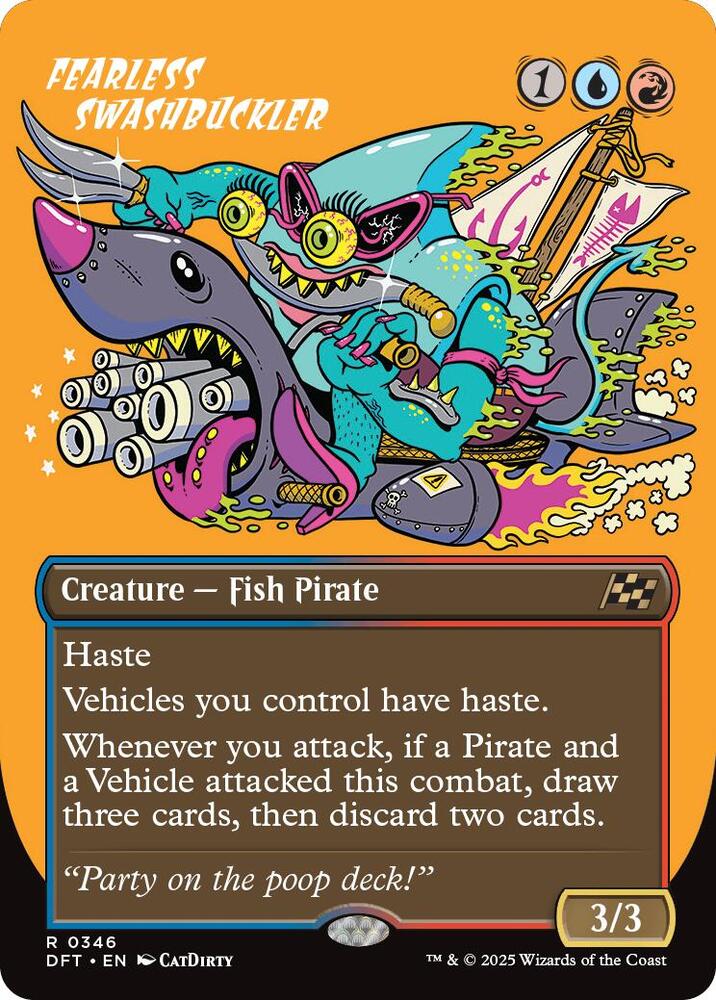 Fearless Swashbuckler Borderless (Aetherdrift) 