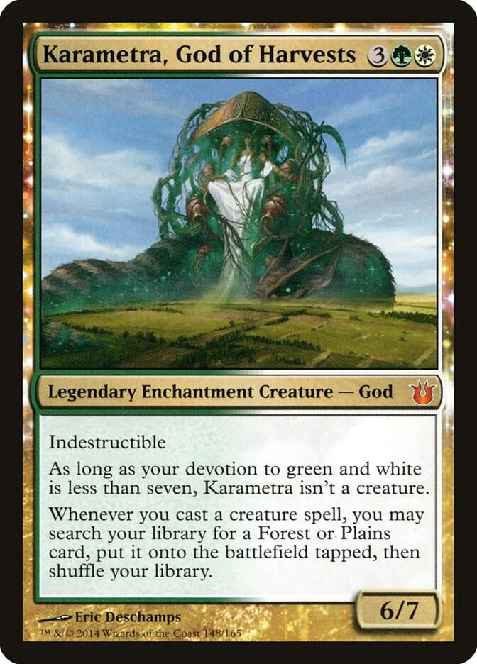 Karametra, God of Harvests 148 (Born of the Gods)  - Foil