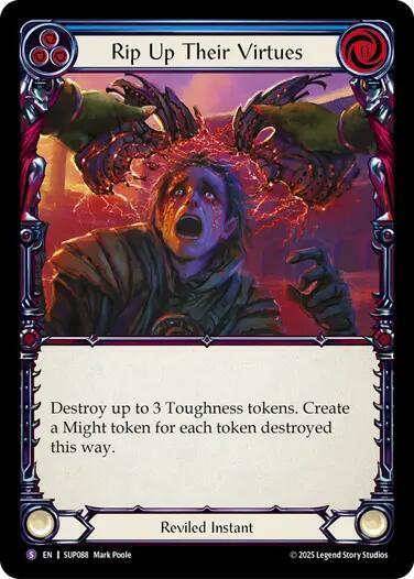 Rip Up Their Virtues (Super Slam)  - Rainbow Foil