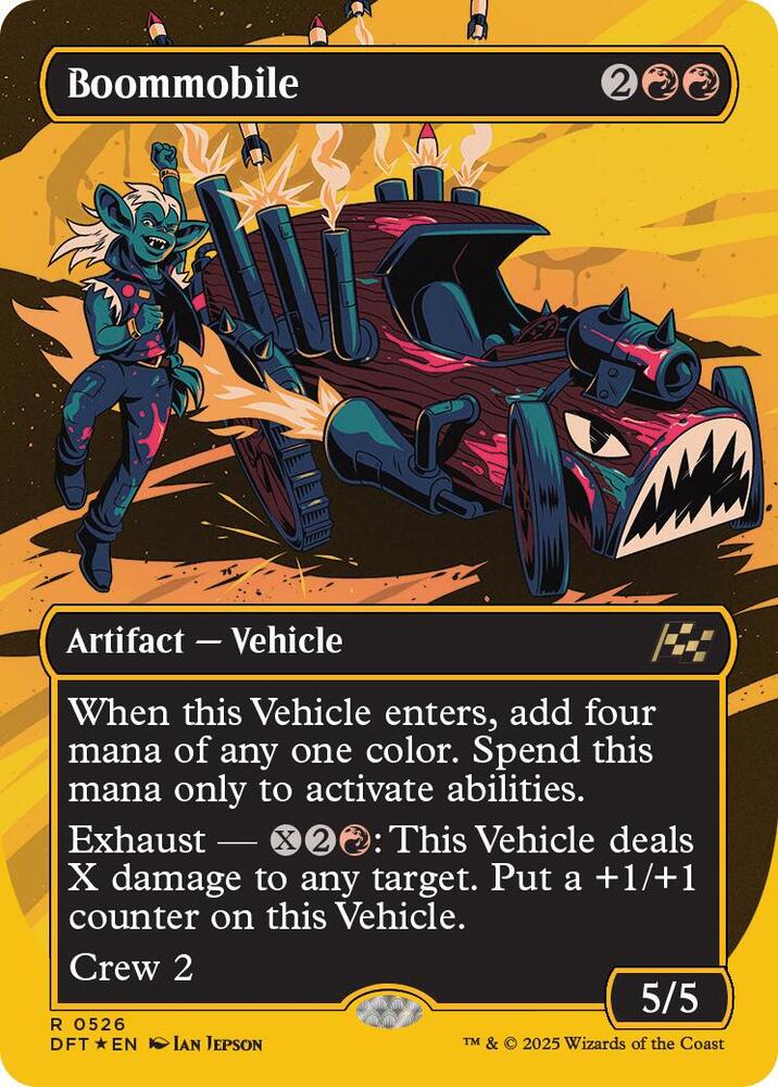 Boommobile Borderless First Place Foil (Aetherdrift)  - undefined