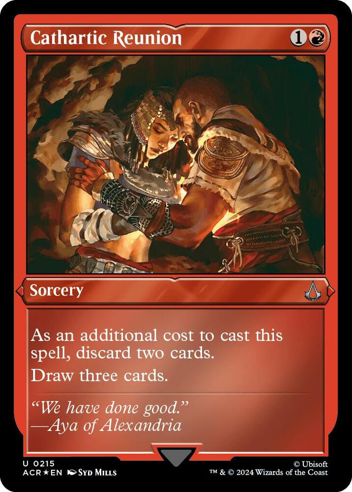 Cathartic Reunion 215 (Universes Beyond: Assassin's Creed)  - Etched Foil