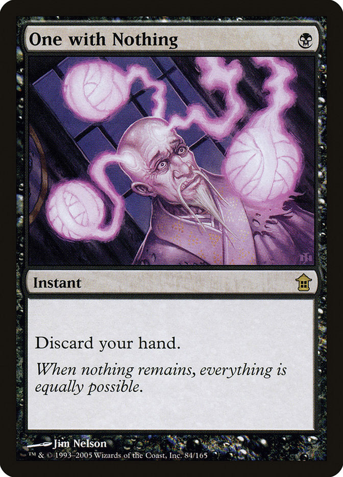 One with Nothing 84/165 (Saviors of Kamigawa) 