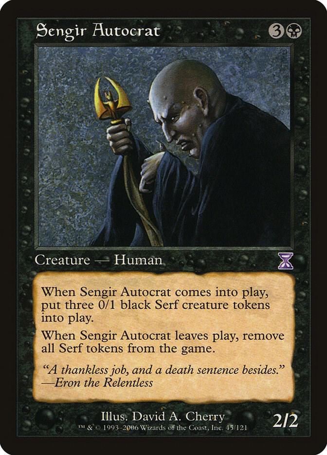 Sengir Autocrat 45/121 (Timeshifted)  - Foil