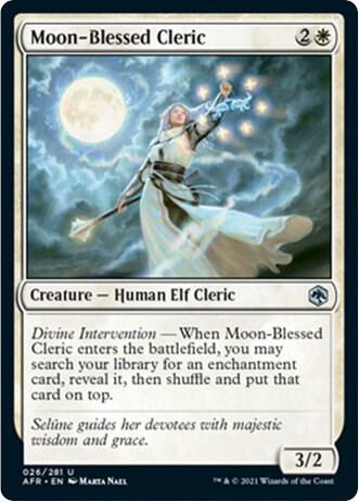 Moon Blessed Cleric 26/281 (Adventures in the Forgotten Realms)  - Foil